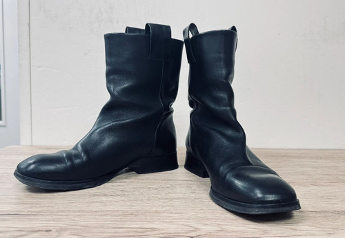 Zara black pull boots - pull, on