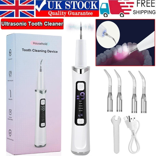 Ultrasonic tooth cleaner - tooth,