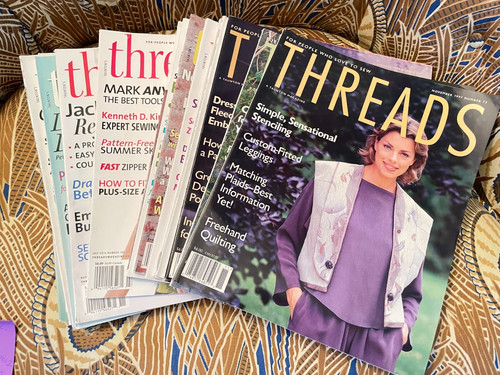 Threads sewing magazines back - sewing,