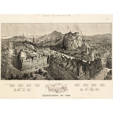 Brewer 1886 Pictorial Map