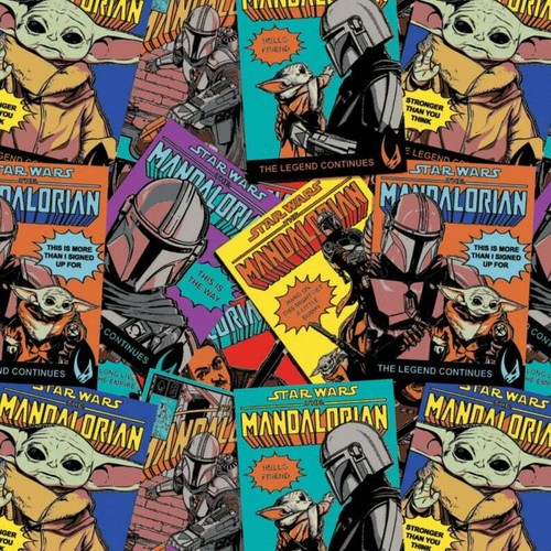 Fat quarter mandalorian baby - fat,