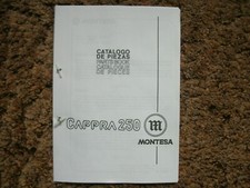Montesa Cappra VE250 250 VE Parts Book List Catalogue 1978 - 1979 Twinshock 73M