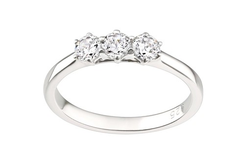 Sterling silver 50ct stone - sterling, 0.50ct