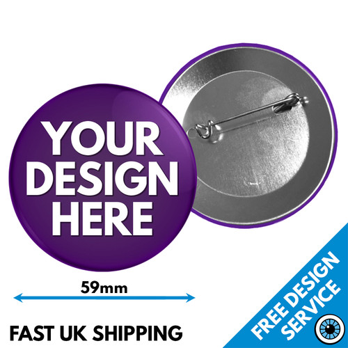 59mm custom badges - 59mm,