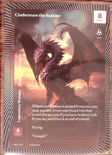 CINDERMAW THE SCALDER Wonders of the First Existence EPIC FOIL Legendary Wonder