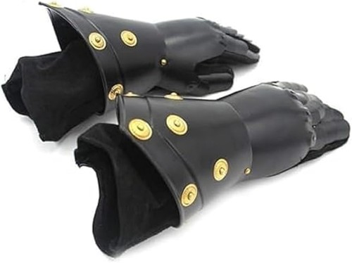 Medieval iron gauntlets viking - gauntlets,