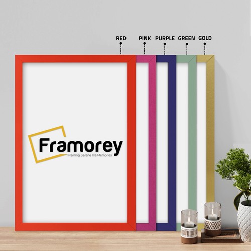 Thin picture frames rainbow - thin,