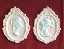 Plaster Silhouette Cameo Style