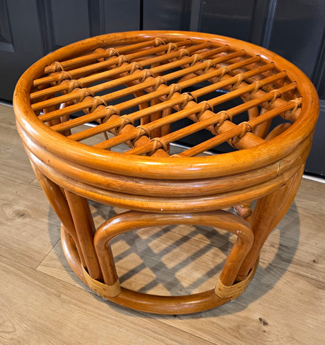 Vintage 1970s bamboo rattan - 1970s,