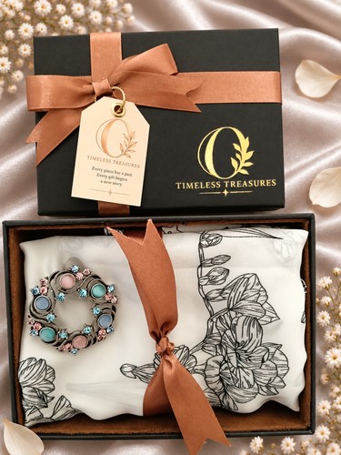 Beautiful ready gift - ready-to-gift, scarf