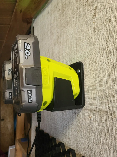 Ryobi batttery charger - batttery, wall