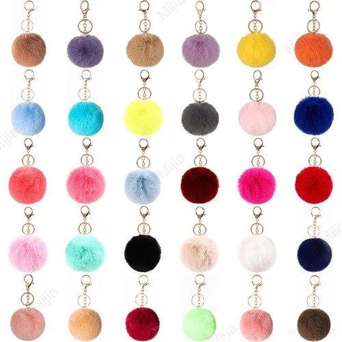 Keyring soft faux fluffy - soft,