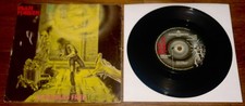 IRON MAIDEN RUNNING FREE b/w BURNING AMBITION FULLY SIGNED 7" UACC RACC DEALER