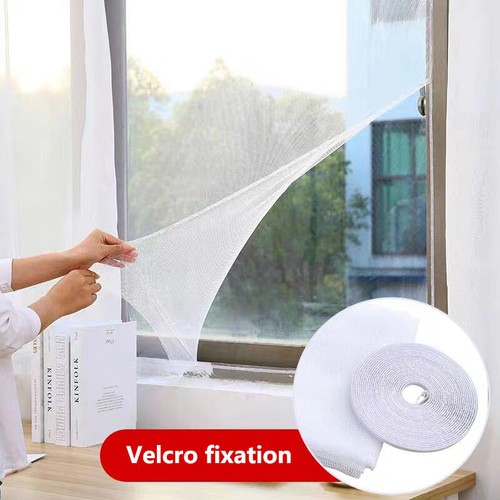White home window screen mesh - window,