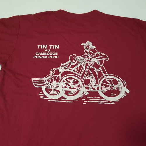 Tintin cambodian tshirt phnom - tintin,