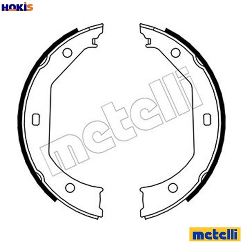 Brake shoe set parking - brake,