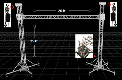 20ft 15ft complete ground - 20ft, x