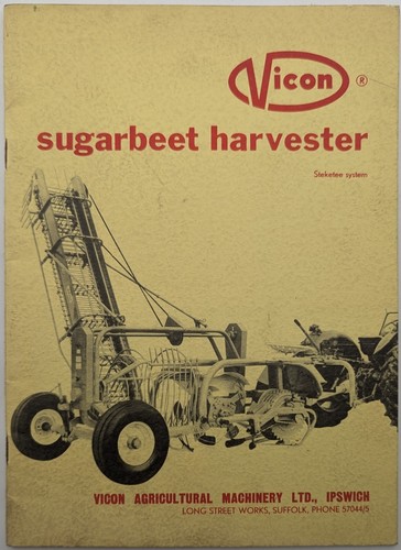 Vicon sugarbeet harvester - sugarbeet,