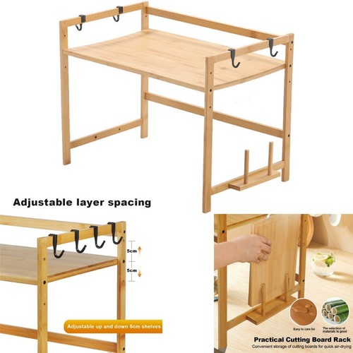 Adjustable height microwave - height,