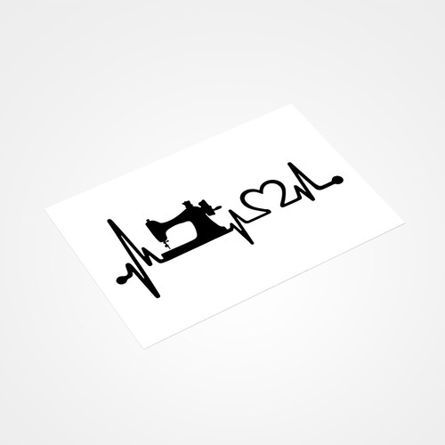 Heartbeat sewing love vinyl - heartbeat,