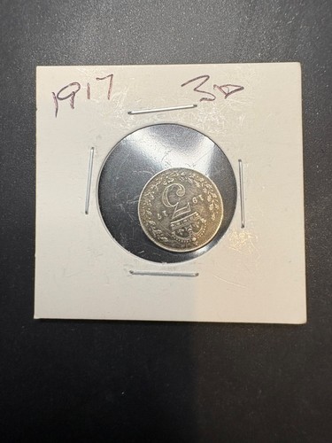 1917 british three pence - 1917,