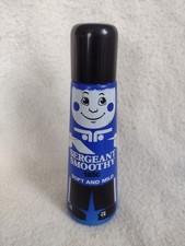 RARE Vintage 'Sergeant Smoothy' Talcum Powder Collectible, Nearly Full Contents 
