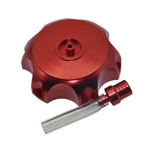 Red cnc pit bike alloy - red,