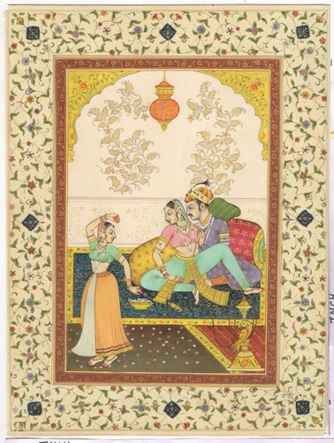 Mughal miniature painting - mughal, of