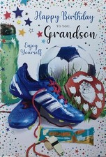 GRANDSON BIRTHDAY CARD