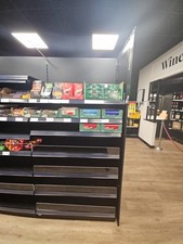 New Retail Gondola Shop Shelving - Black  2110mm high x 1000mm Wide x 470mm Deep