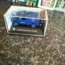 Cararama 1/72 Scale Land Rover Series III 109 - 'Blue' Ambulance - Boxed