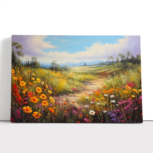 Wildflowers floral landscape - floral,