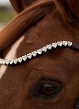 SILVER CLEAR HEART CRYSTAL