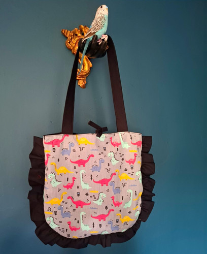 Handmade cotton dinosaur - handmade,