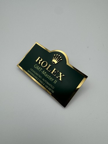 Rolex display plaque - display,