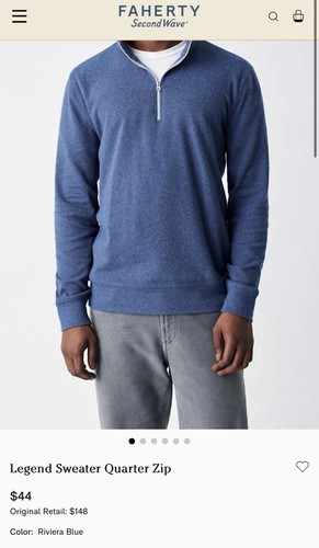 Faherty legend zip pull - 1/4,