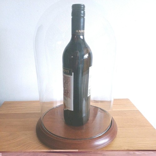 Antique glass dome with 33cm - antique,