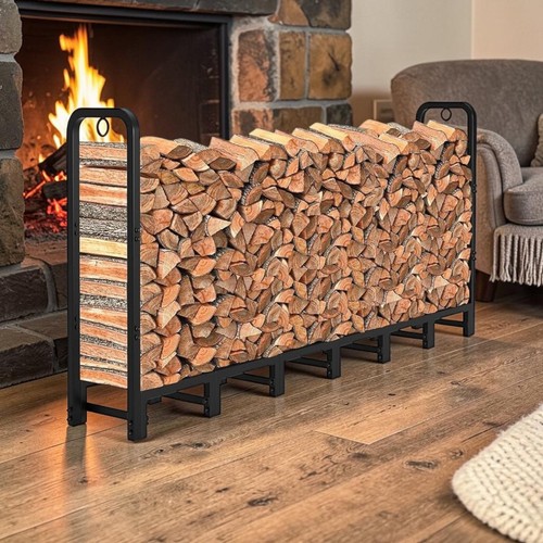 Firewood log rack metal wood - firewood,