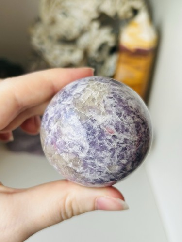 Unicorn stone sphere crystal - stone,