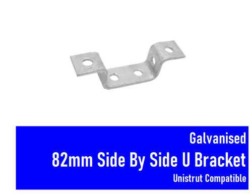 Galvanised 82mm side - side,