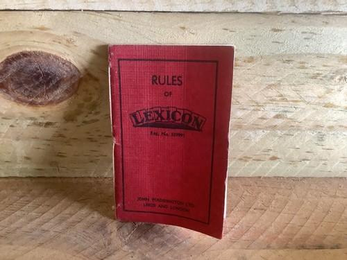 Rules lexicon vintage - of,