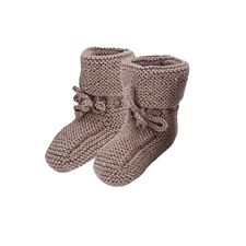 Hand Knitted Baby Wool Bootie