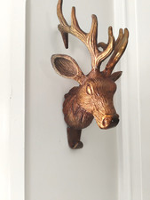 BROYHILL Brass deer head wall