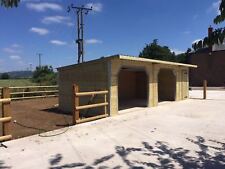 12' x 30' DOUBLE SHELTER & 6'