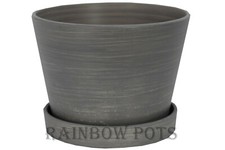 Ceramic plant pots with - with, saucer