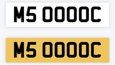 BMW M5 Private number plate