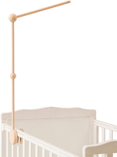 Baby mobile crib holder wooden - baby,