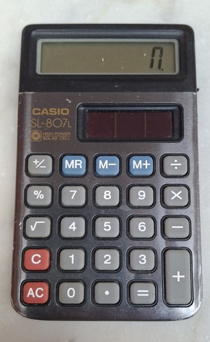 Casio 807l handheld - casio,
