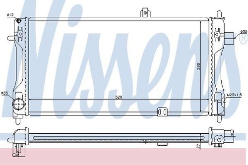 Nissens radiator for - nissens,