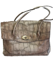 Russell & Bromley Brown Croc